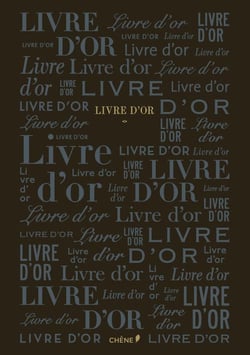 Livre d'or - noir