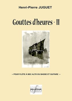 Gouttes d'heures II pour flûte à  bec et guitare