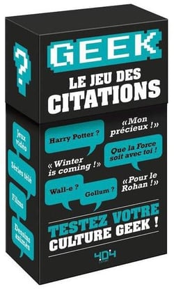 Geek - le jeu des citations