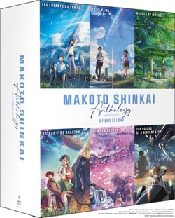 Makoto Shinkai Anthology - 5 films et 1 OAV : 5 Centimeters per Second + The Voices of a Distant + Voyage vers Agartha + The Garden of Words + Your Name. + Les Enfants du temps