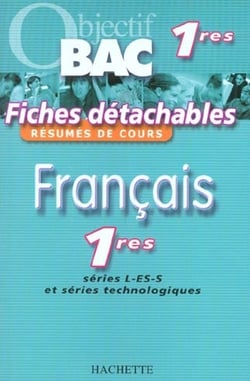 Objectif bac - fiches detachables 1e l, es, s et series technologiques
