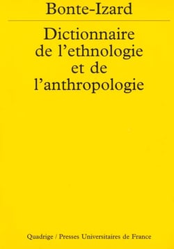 Le dictionnaire de l'ethnologie et de l'anthropologie