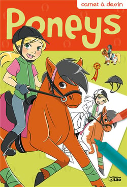Carnet à dessin - poneys