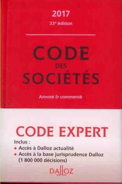 CODE DALLOZ EXPERT SOCIETES 2017