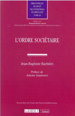 L'ordre sociétaire
