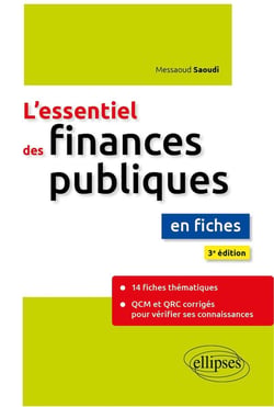 L'essentiel des finances publiques en fiches (3e édition)