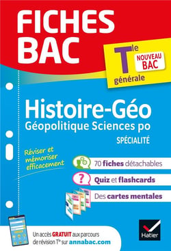 Fiches bac : histoire-géographie, géopolitique sciences po, spécialité - terminale