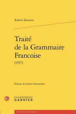 Traité de la Grammaire Francoise (1557)