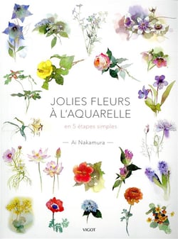 Jolies fleurs à l'aquarelle - en 5 étapes simples