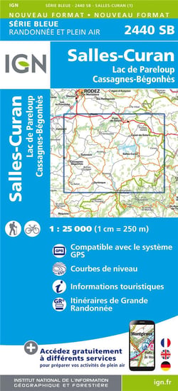2440Sb Salles-Curan/Lac De Pareloup/Cassagnes-Begonhes