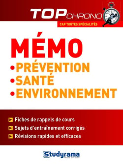 Mémo - prévention, santé, environnement - CAP toutes spécialités