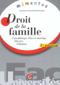 Memento droit de la famille (5e edition)