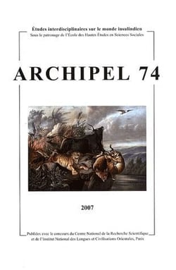 CAHIERS D'ARCHIPEL n.74