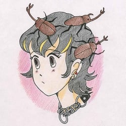 Kabutomushi + Tsukino - édition colorée
