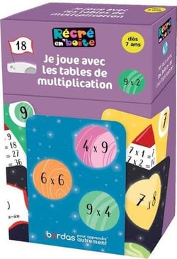 Récré en boîte - Je joue avec les tables de multiplication