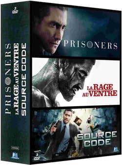 Coffret Jake Gyllenhaal : Prisoners + La rage au ventre + Source Code