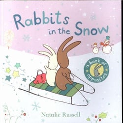 RABBITS IN THE SNOW - A BOOK OF OPPOSITES