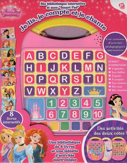 PRINCESSES DISNEY - MA BIBLIOTHEQUE INTERACTIVE - JE LIS, JE COMPTE ET JE CHANTE
