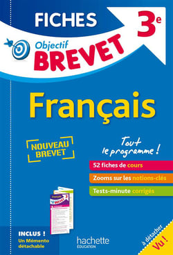 Objectif brevet - 3ème - fiches détachables français