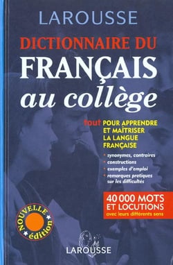 Dictionnaire du français au collège