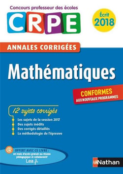 Mathématiques - cycle 1 - écrit (édition 2018)