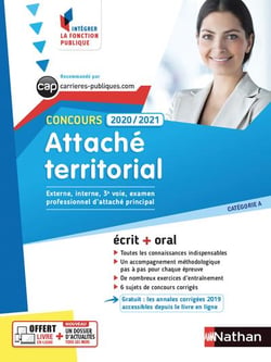 Concours attaché territorial - catégorie a (édition 2020/2021)