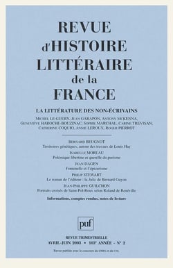 RHLF 2003, n° 2