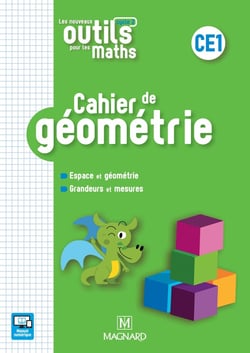 Les nouveaux outils pour les maths : cahier de géométrie - CE1 (édition 2018)