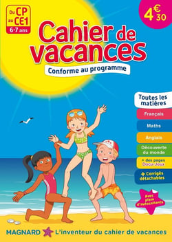 CAHIER DE VACANCES - DU CP AU CE1