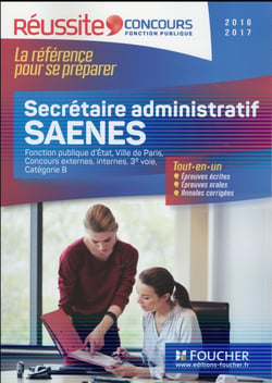Concours secrétaire administratif - saenes - tout-en-un (édition 2016/2017)