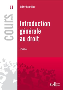 Introduction générale au droit (10e édition)