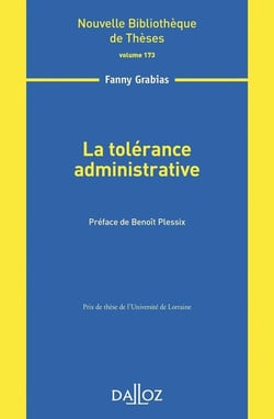 La tolérance administrative - Volume 173