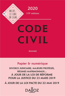 Code civil (édition 2020)
