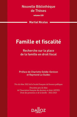 Famille et fiscalité Tome.225