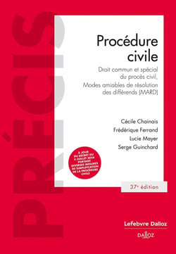 Procédure civile : Droit commun et spécial du procès civil, MARD. (37e édition)
