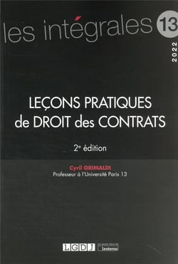 Leçons pratiques de droit des contrats (2e édition)