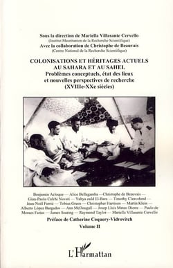 Colonisations et héritages actuels au Sahara et au Sahel Tome 2 - problèmes conceptuels, état des lieux et nouvelles perspectives de recherche (XVIII XX siècles)