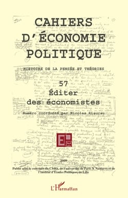 Cahiers d'économie politique n.57 - éditer des économistes