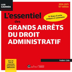 L'essentiel des grands arrêts du droit administratif : 90 fiches d'arrêts analysés et commentés (16e édition)