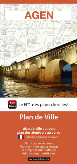 Agen : Plan de ville (édition 2025)