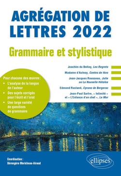 Grammaire et stylistique - Agrégation de lettres 2022