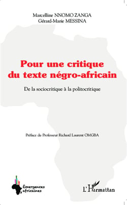 Pour une critique du texte négro-africain - de la sociocritique à la politocritique