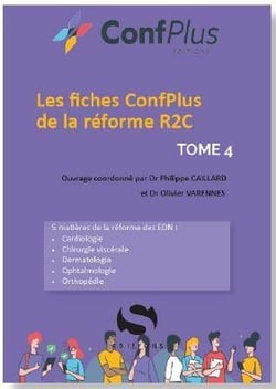 Les fiches confplus de la réforme R2C Tome 4 : cardiologie / chirurgie viscérale / dermatologie