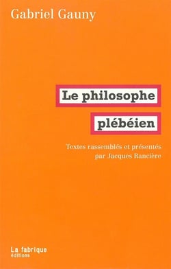 Le philosophe plébéien