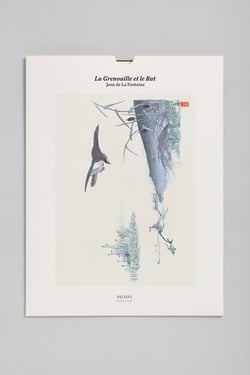 Tirage BNF : la grenouille et le rat