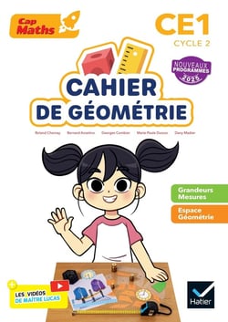 Cap Maths CE1 - Ed. 2025 - Cahier de géométrie
