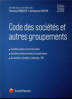 Code des sociétés et autres groupements (édition 2019)