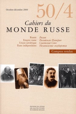 Cahiers du monde russe et soviétique n.50/4