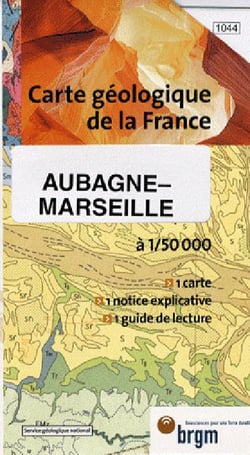 Aubagne-Marseille - carte géologiqque de la France