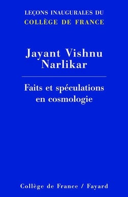 FAITS ET SPECULATIONS EN COSMOLOGIE